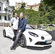 kamen im neuen Alpine: Hardy Krüger Jr. mit Frau Alice (©foto: BrauerPhotos / S. Brauer)